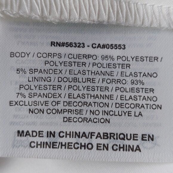 Nike Golf Dri Fit Skort White With Soft Pink Color Paind Size 6 - Picture 7 of 7